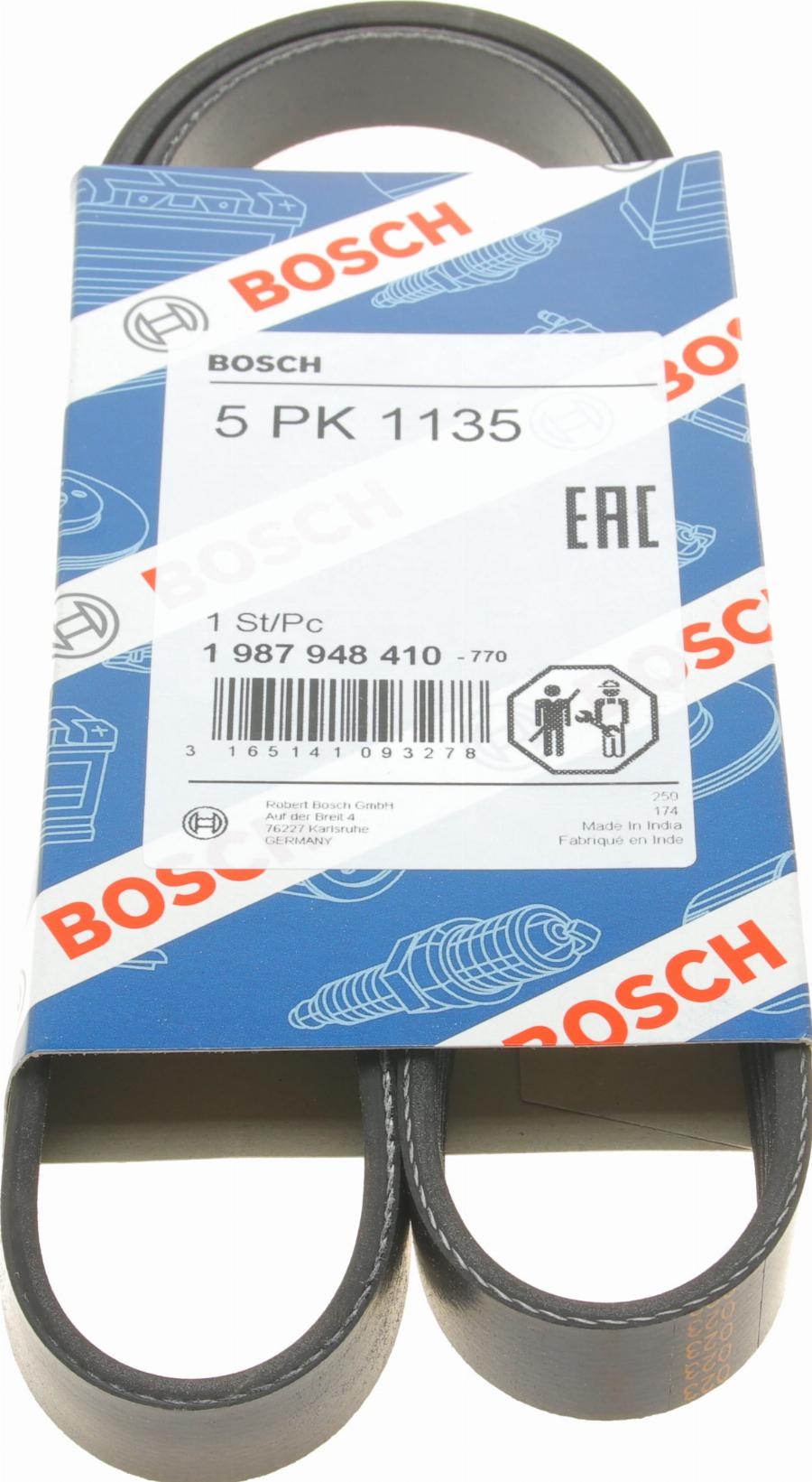 BOSCH 1 987 948 410 - Поликлиновой ремень www.autospares.lv