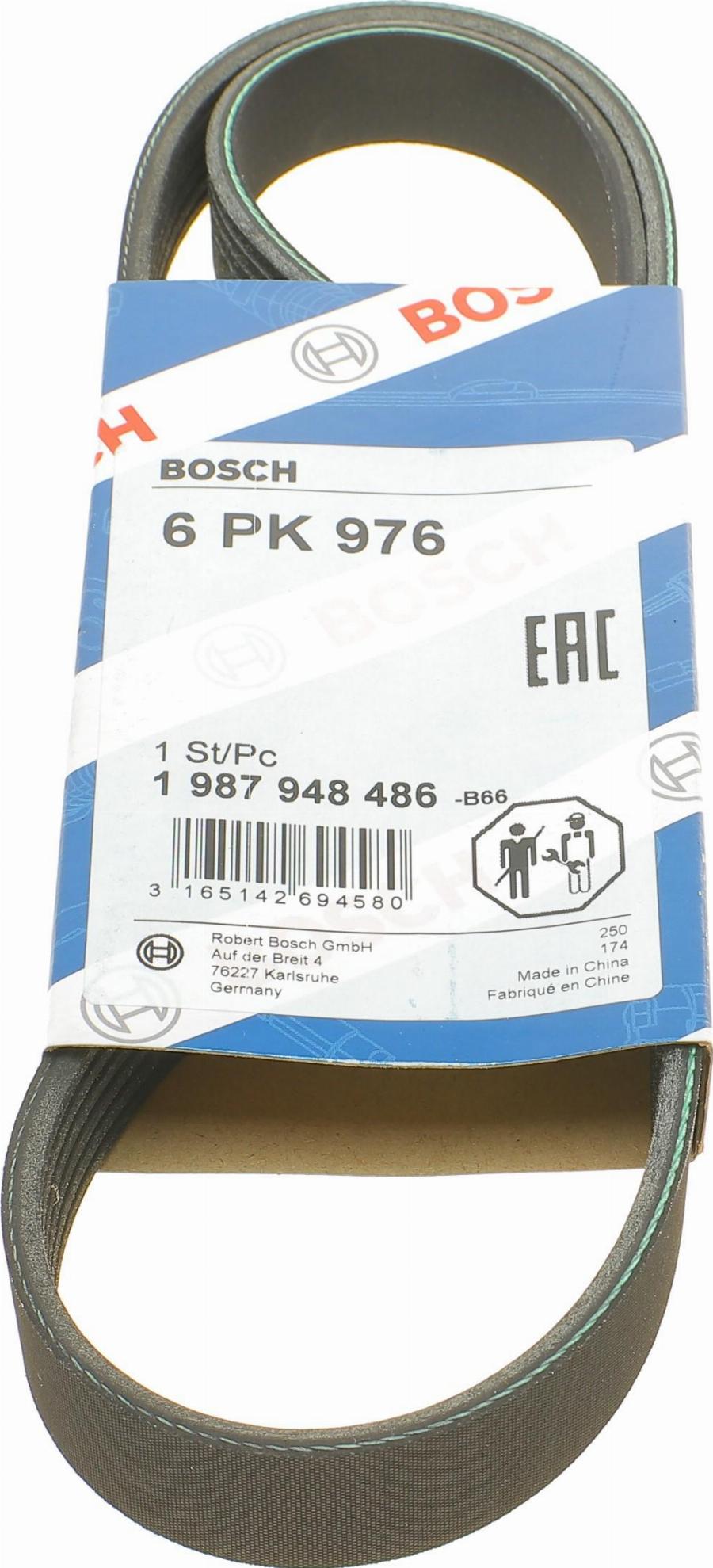 BOSCH 1 987 948 486 - Ķīļrievu siksna www.autospares.lv