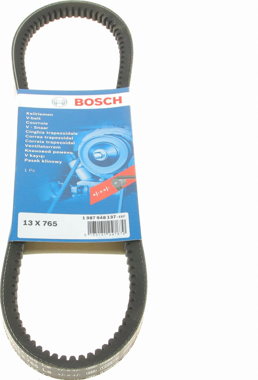 BOSCH 1 987 948 137 - Клиновой ремень, поперечные рёбра www.autospares.lv