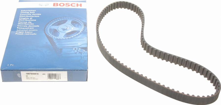 BOSCH 1 987 948 816 - Зубчатый ремень ГРМ www.autospares.lv