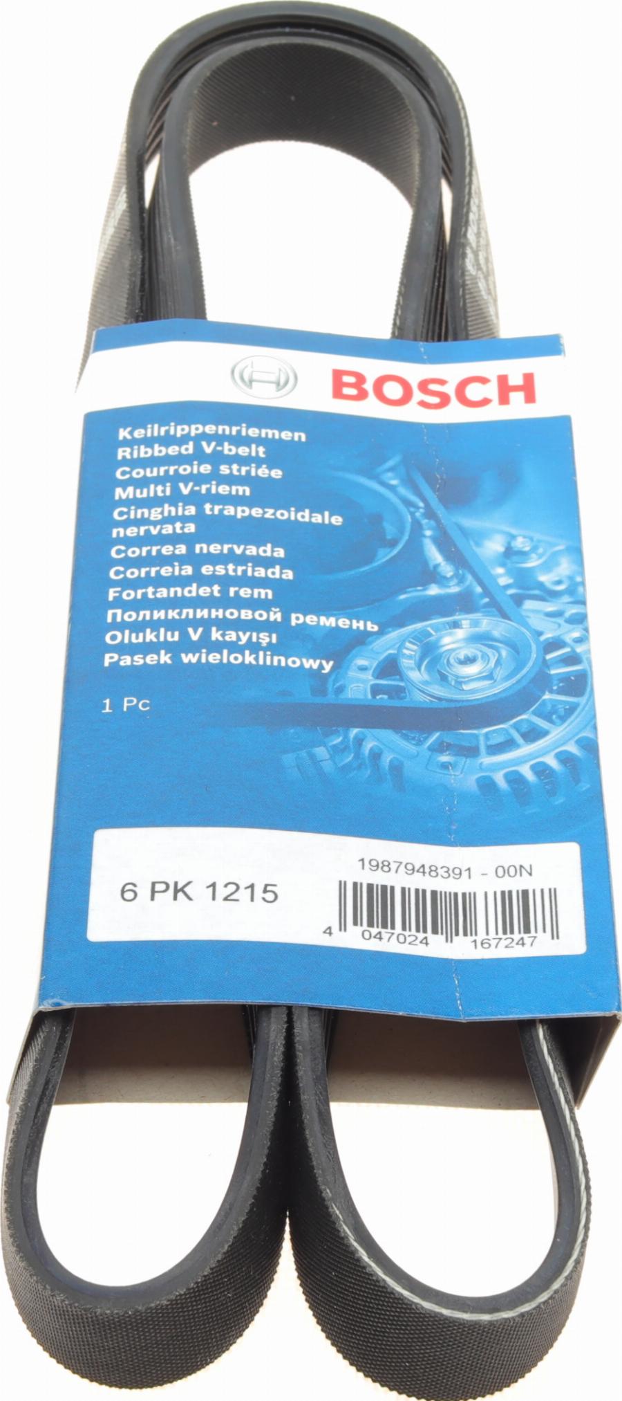 BOSCH 1 987 948 391 - V-Ribbed Belt www.autospares.lv