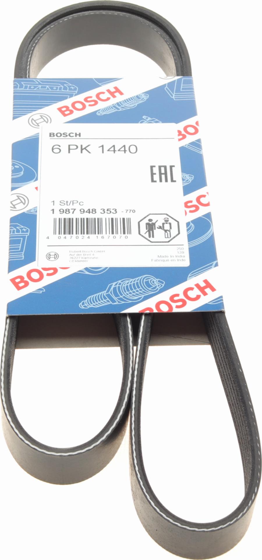 BOSCH 1 987 948 353 - Поликлиновой ремень www.autospares.lv