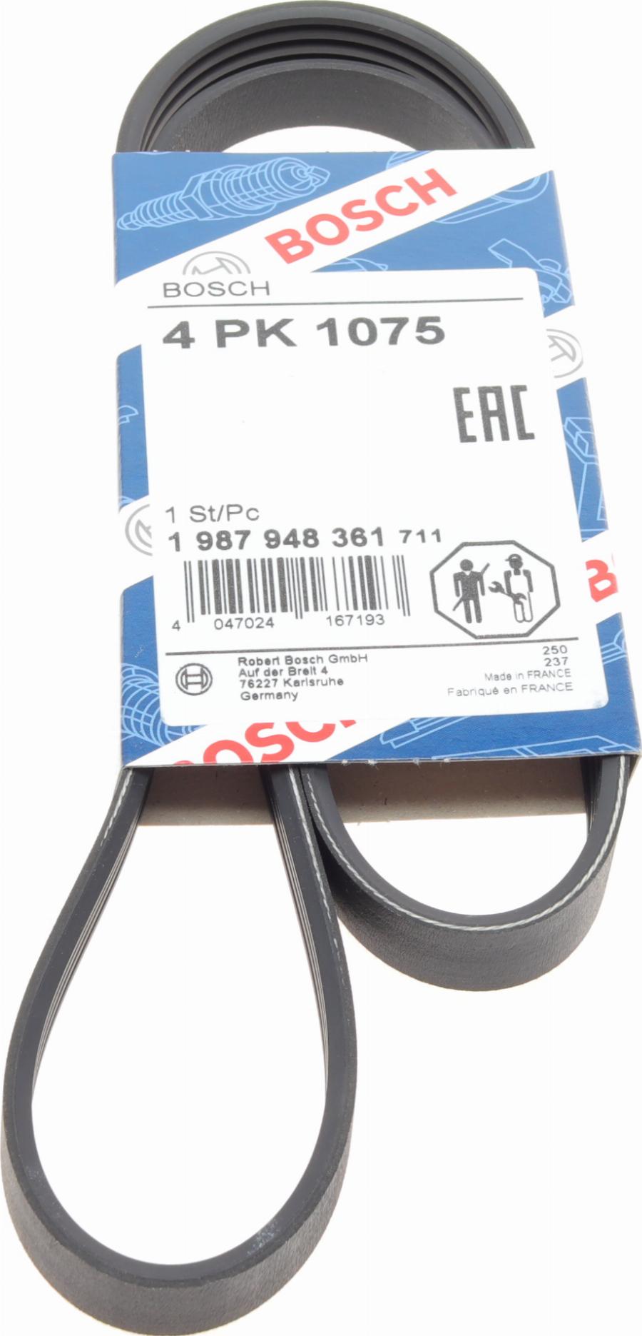 BOSCH 1 987 948 361 - V-Ribbed Belt www.autospares.lv