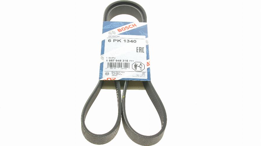 BOSCH 1 987 948 316 - V-Ribbed Belt www.autospares.lv