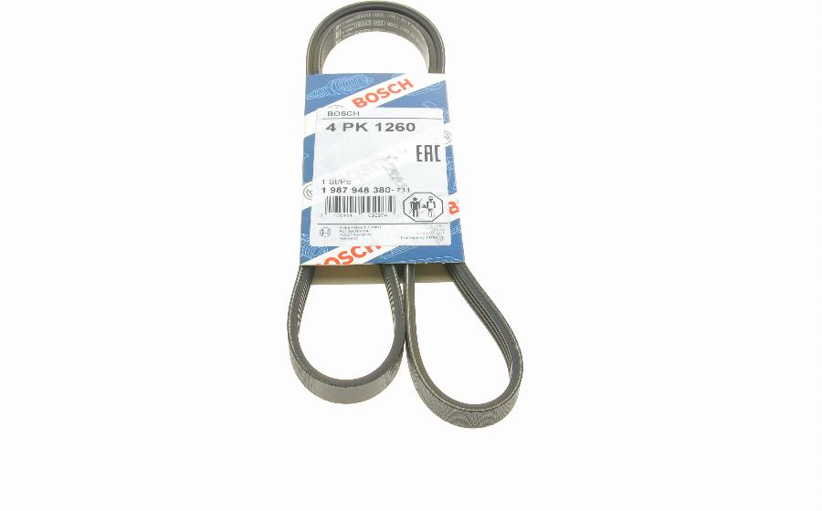 BOSCH 1 987 948 380 - Поликлиновой ремень www.autospares.lv