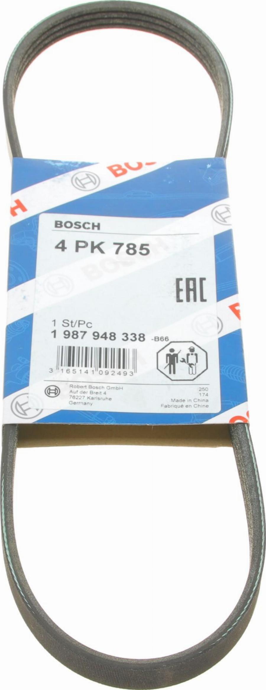 BOSCH 1 987 948 338 - Поликлиновой ремень www.autospares.lv