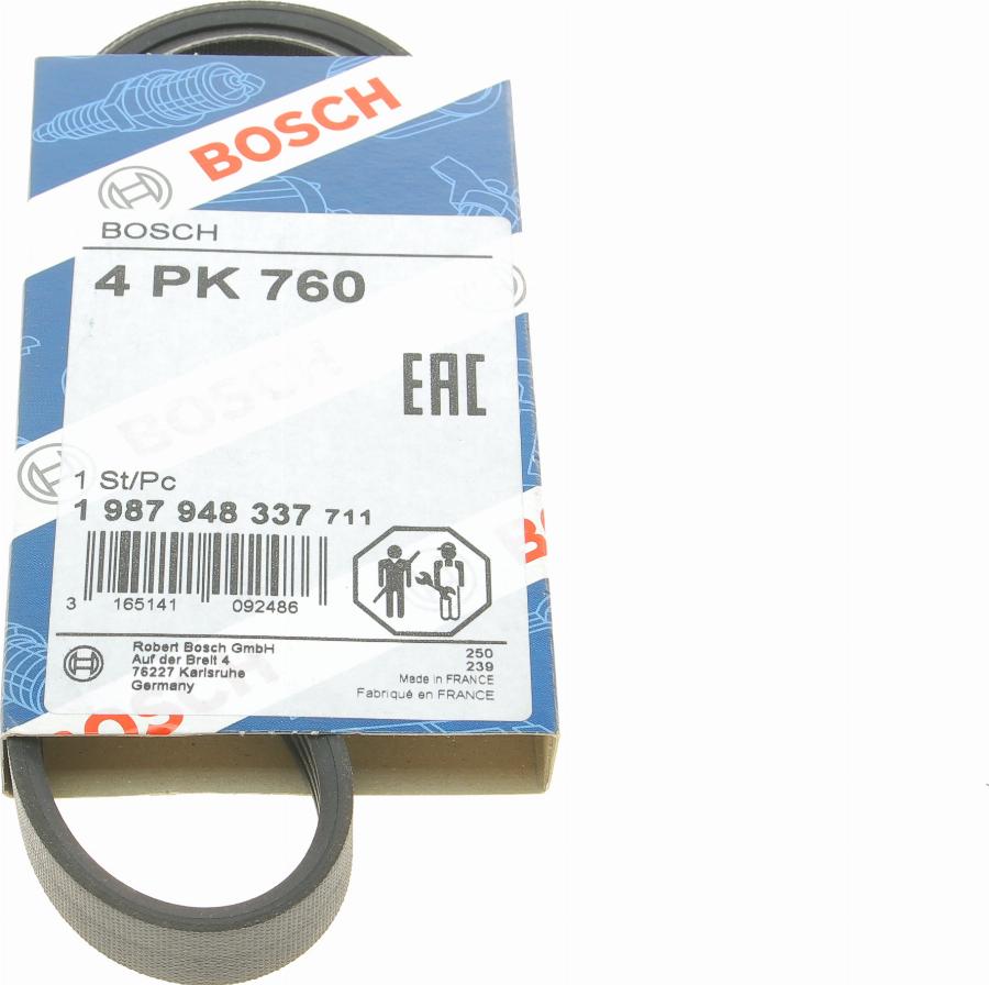 BOSCH 1 987 948 337 - Ķīļrievu siksna autospares.lv