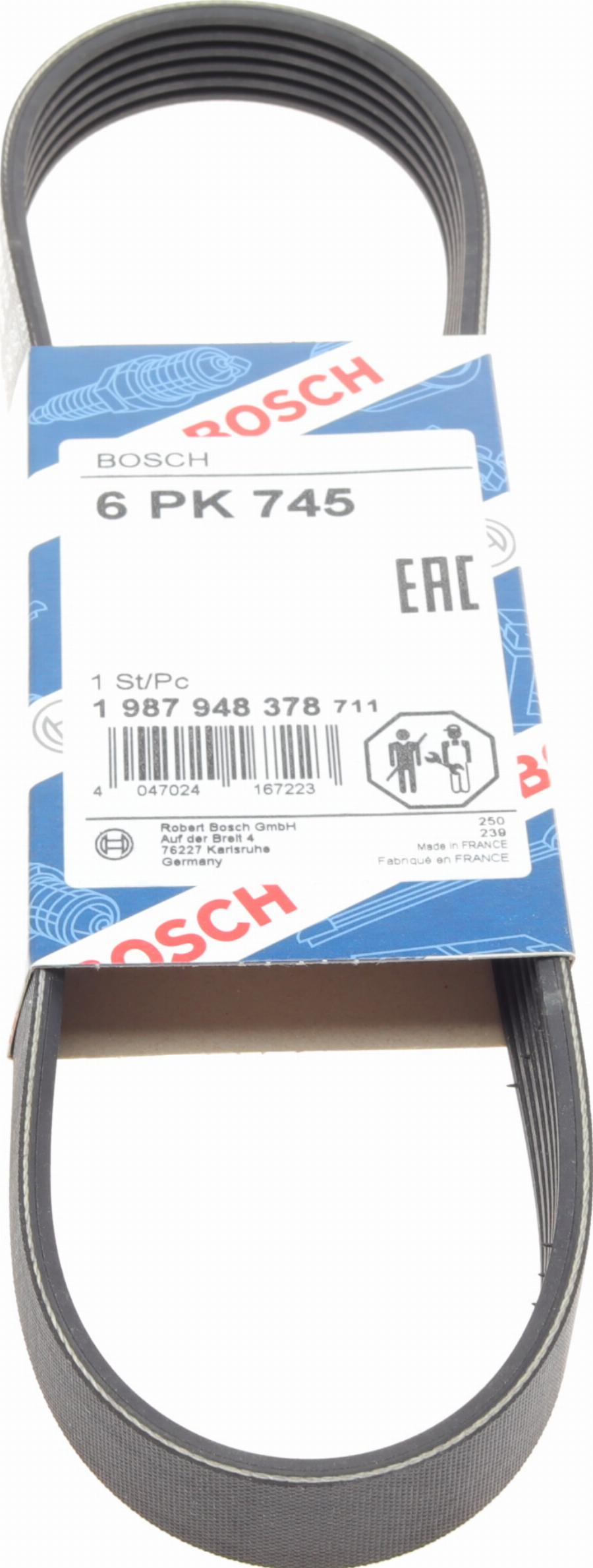 BOSCH 1 987 948 378 - Ķīļrievu siksna www.autospares.lv