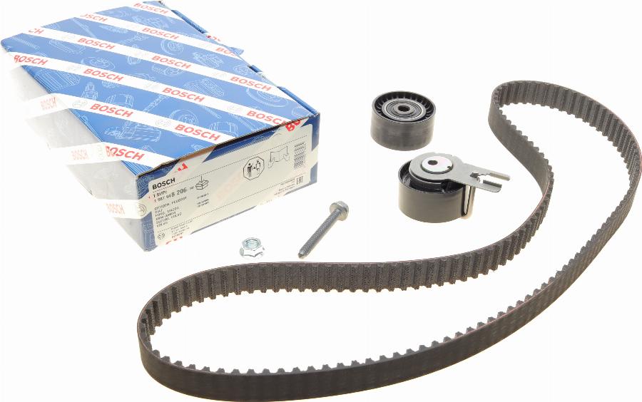 BOSCH 1 987 948 206 - Комплект зубчатого ремня ГРМ www.autospares.lv