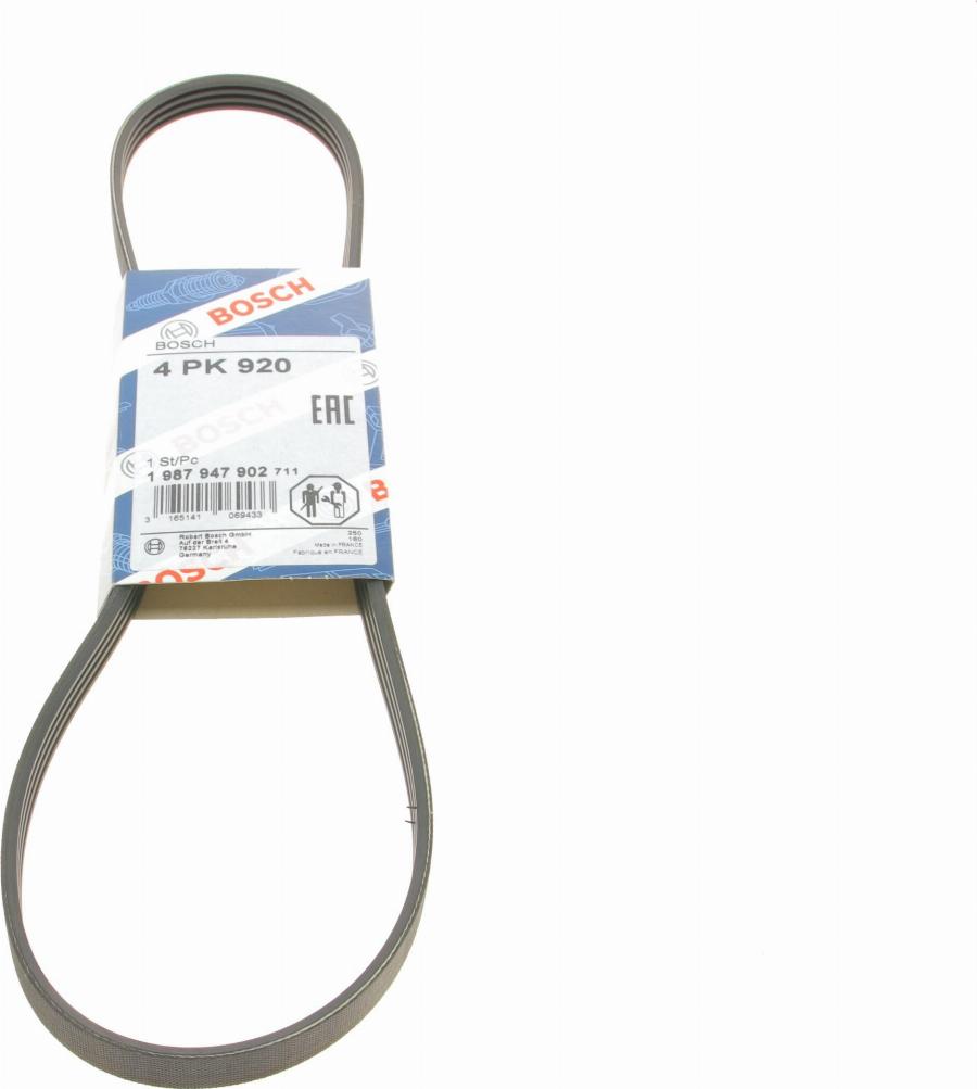 BOSCH 1 987 947 902 - V-Ribbed Belt www.autospares.lv