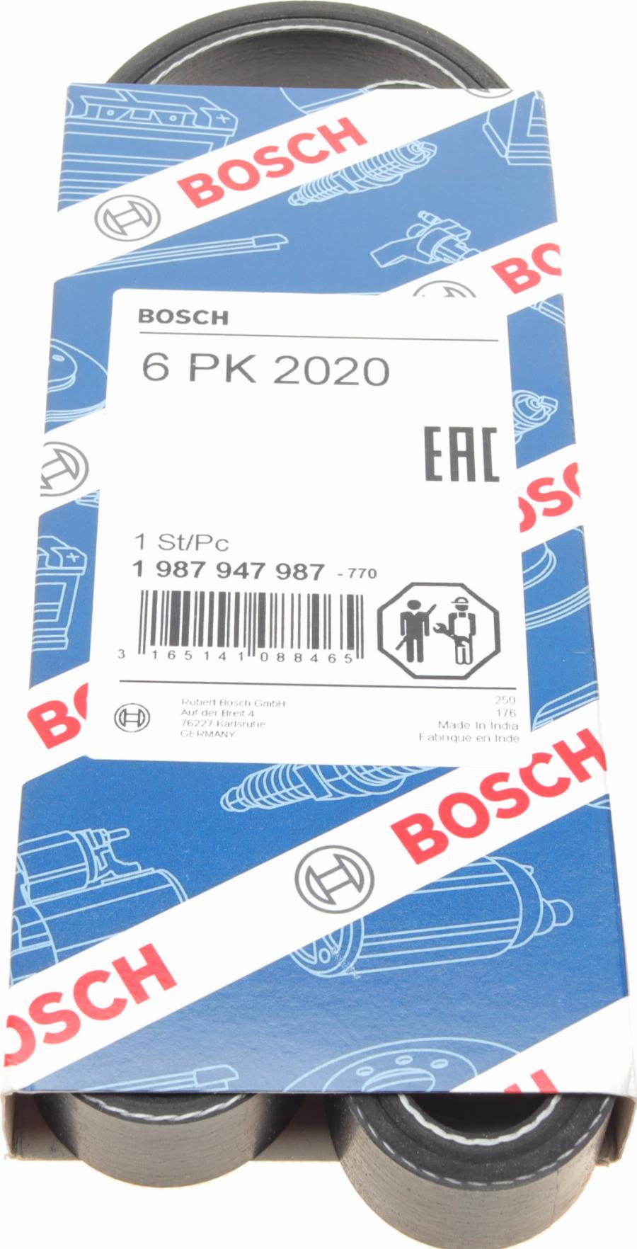 BOSCH 1 987 947 987 - Ķīļrievu siksna autospares.lv