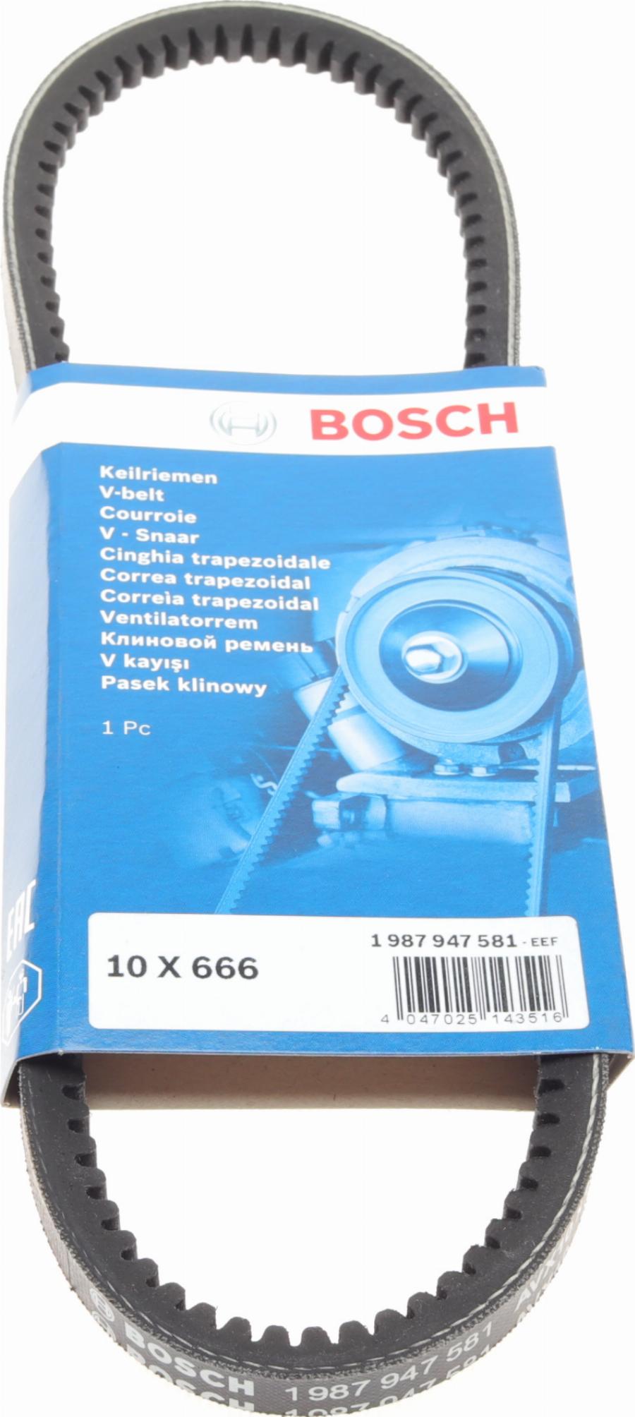 BOSCH 1 987 947 581 - Ķīļsiksna www.autospares.lv