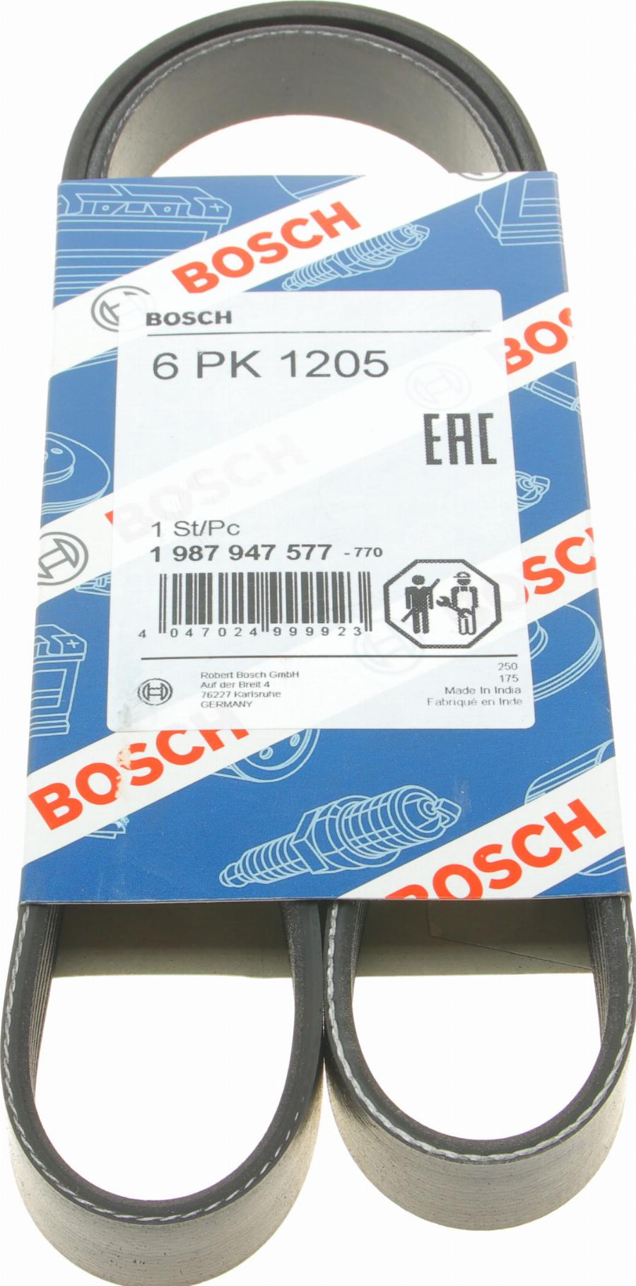 BOSCH 1 987 947 577 - Поликлиновой ремень www.autospares.lv