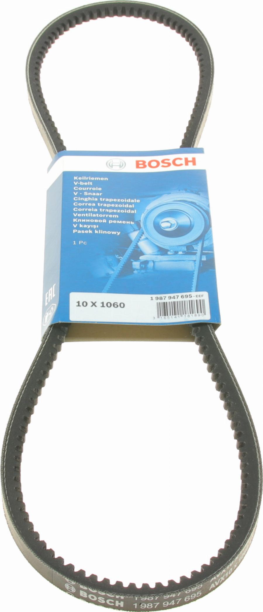 BOSCH 1 987 947 695 - V-Belt www.autospares.lv