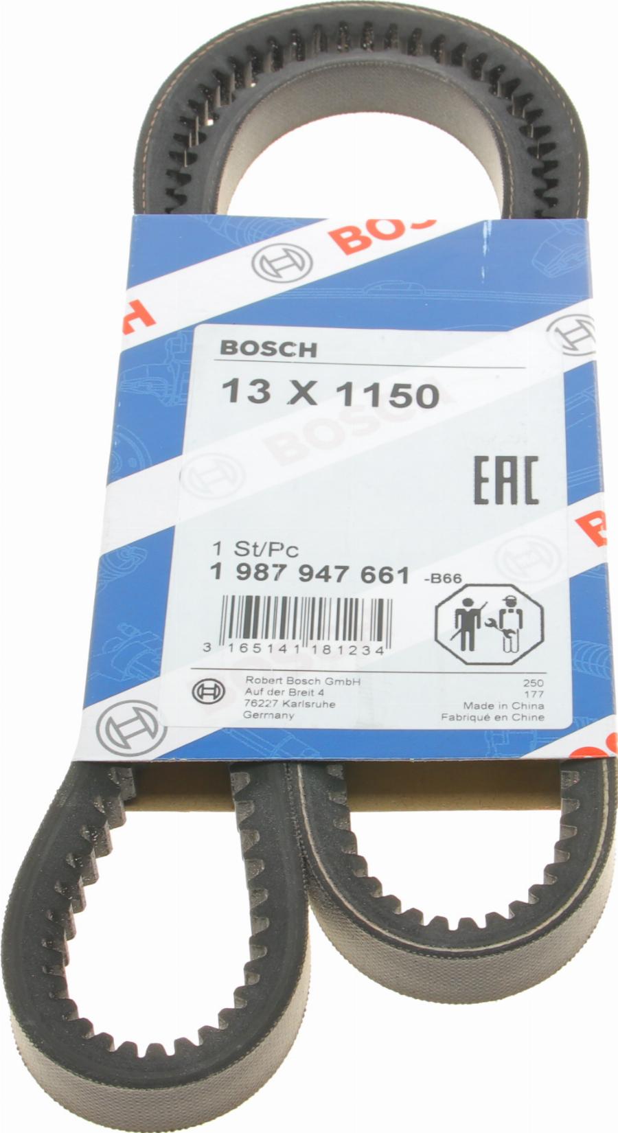 BOSCH 1 987 947 661 - V-Belt www.autospares.lv