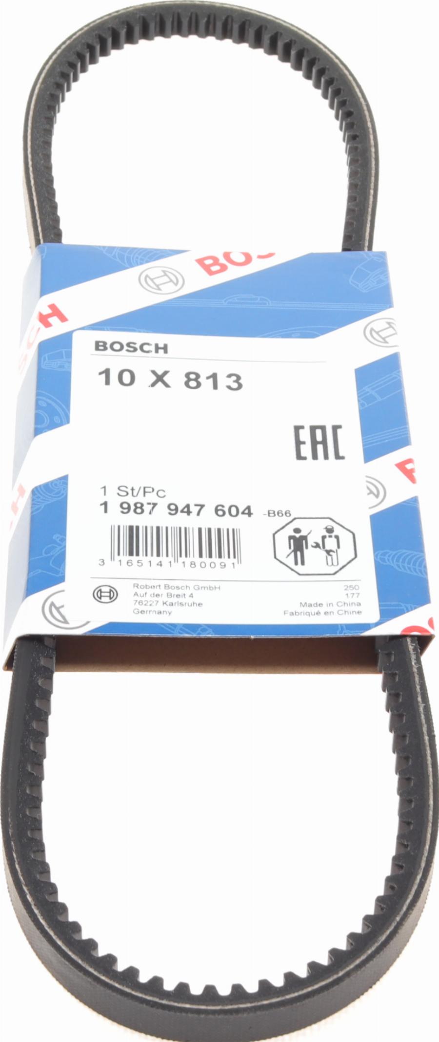 BOSCH 1 987 947 604 - V-Belt www.autospares.lv