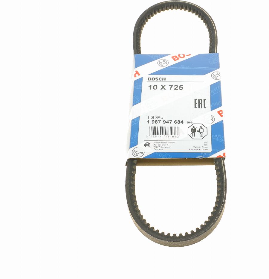 BOSCH 1 987 947 684 - Клиновой ремень, поперечные рёбра www.autospares.lv