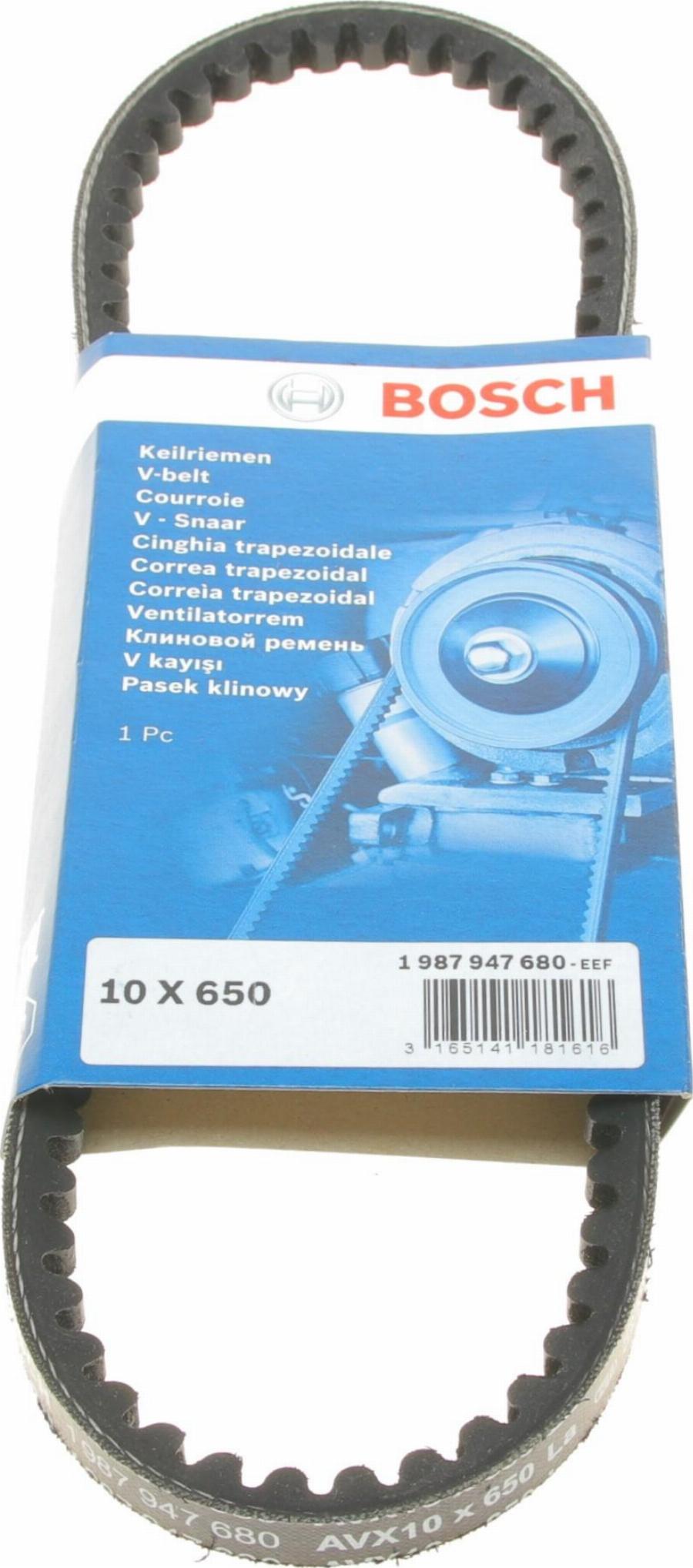 BOSCH 1 987 947 680 - V-Belt www.autospares.lv