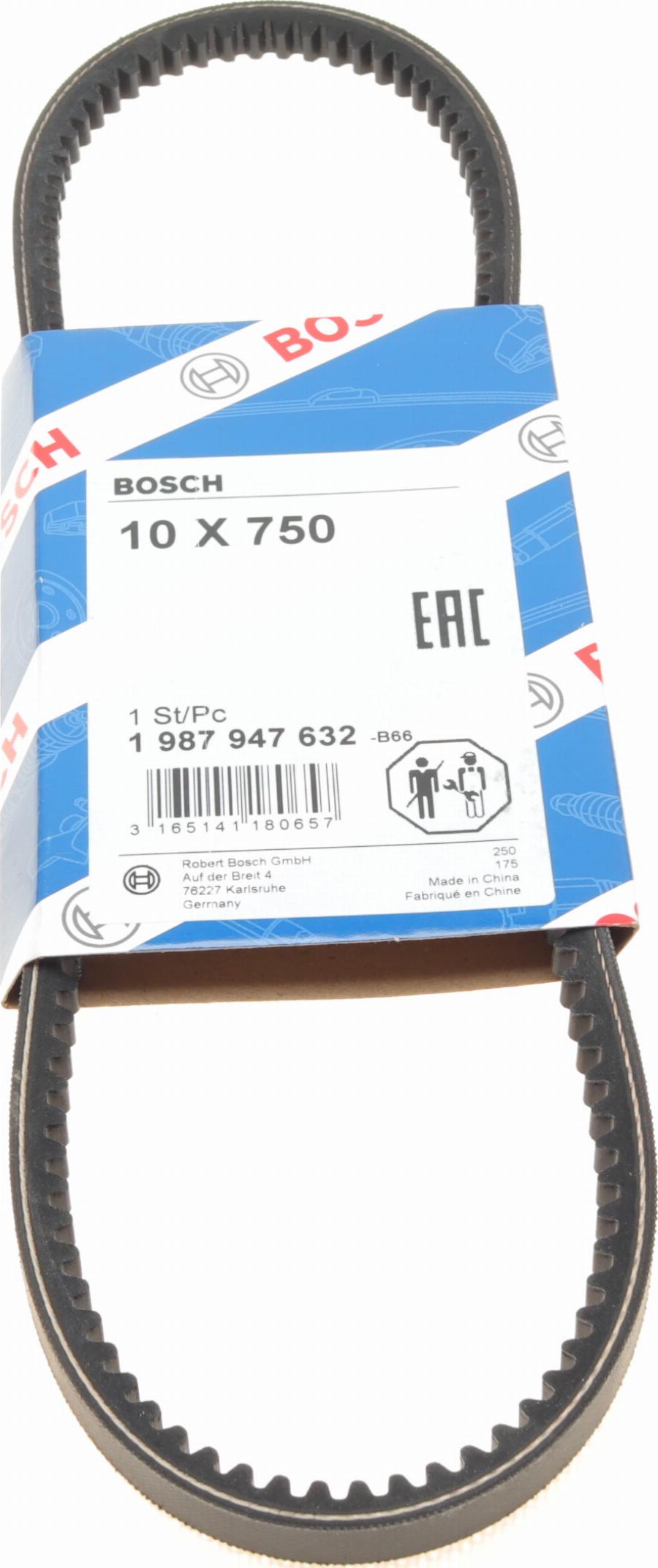 BOSCH 1 987 947 632 - V-Belt www.autospares.lv