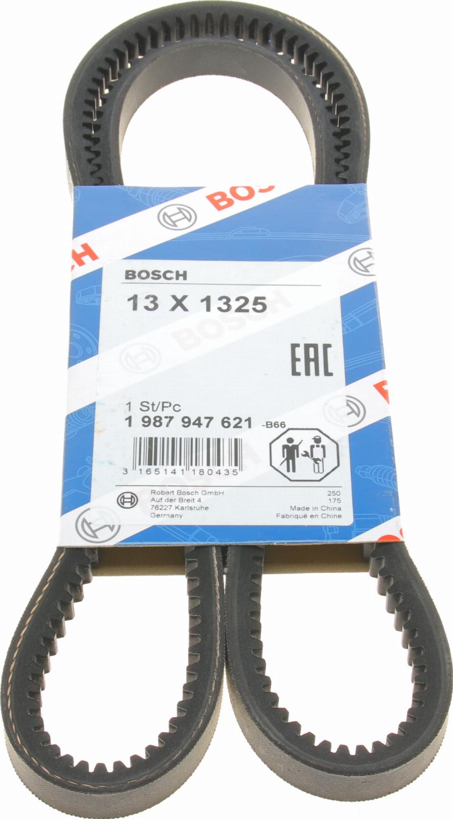 BOSCH 1 987 947 621 - Клиновой ремень, поперечные рёбра www.autospares.lv