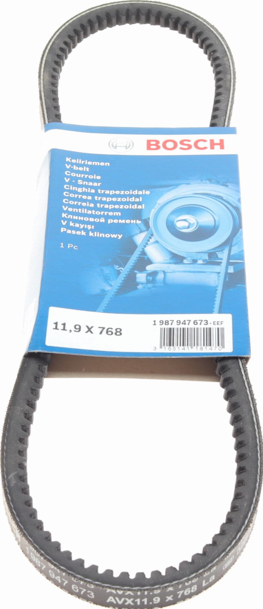 BOSCH 1 987 947 673 - V-Belt www.autospares.lv