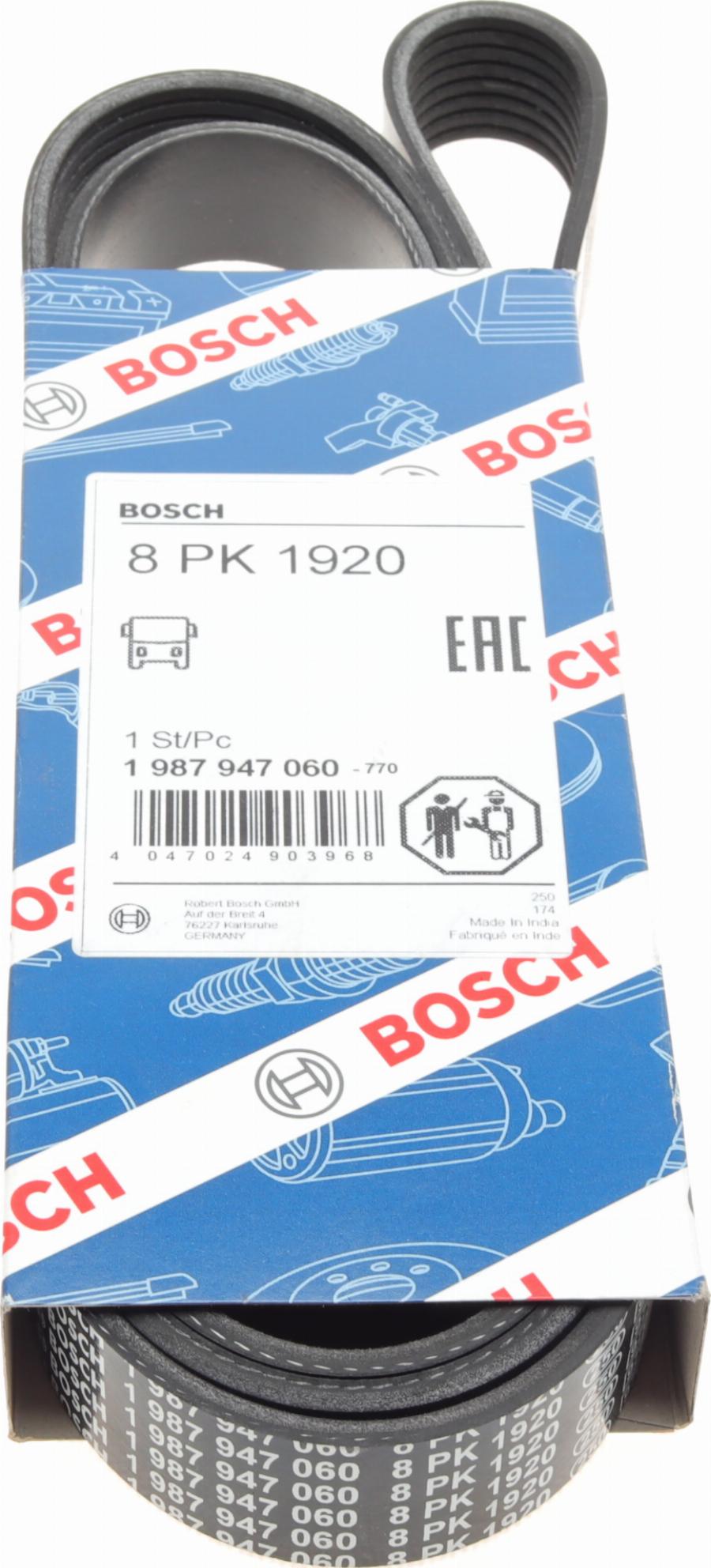 BOSCH 1 987 947 060 - Ķīļrievu siksna www.autospares.lv