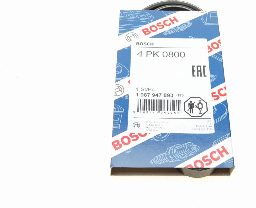 BOSCH 1 987 947 893 - Поликлиновой ремень www.autospares.lv