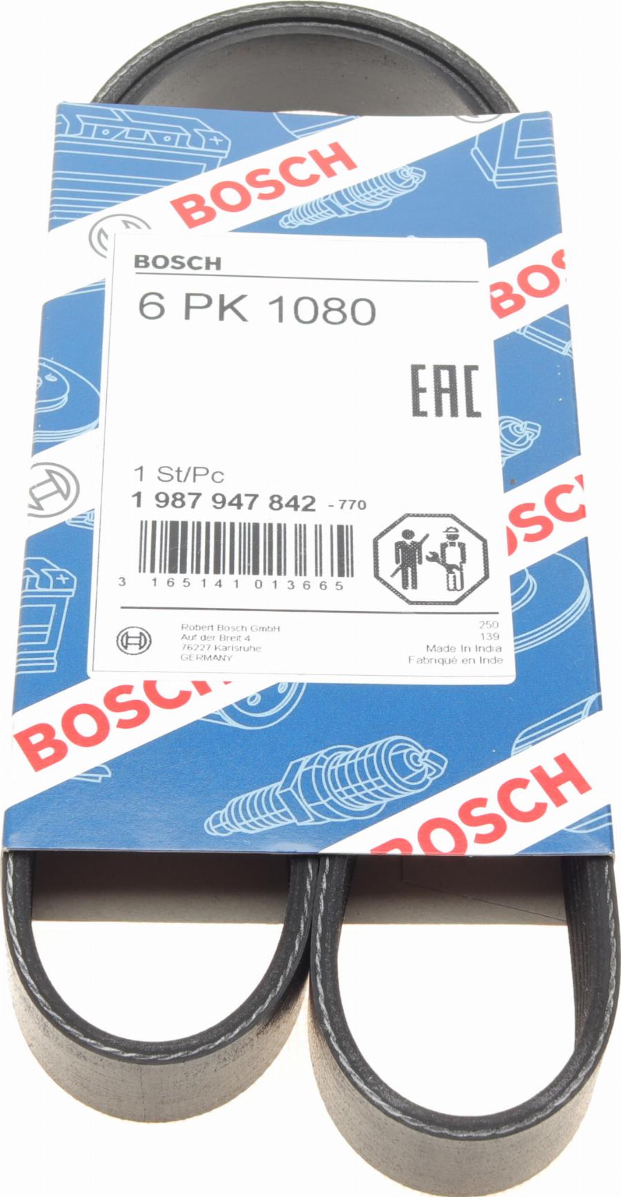 BOSCH 1 987 947 842 - Ķīļrievu siksna www.autospares.lv