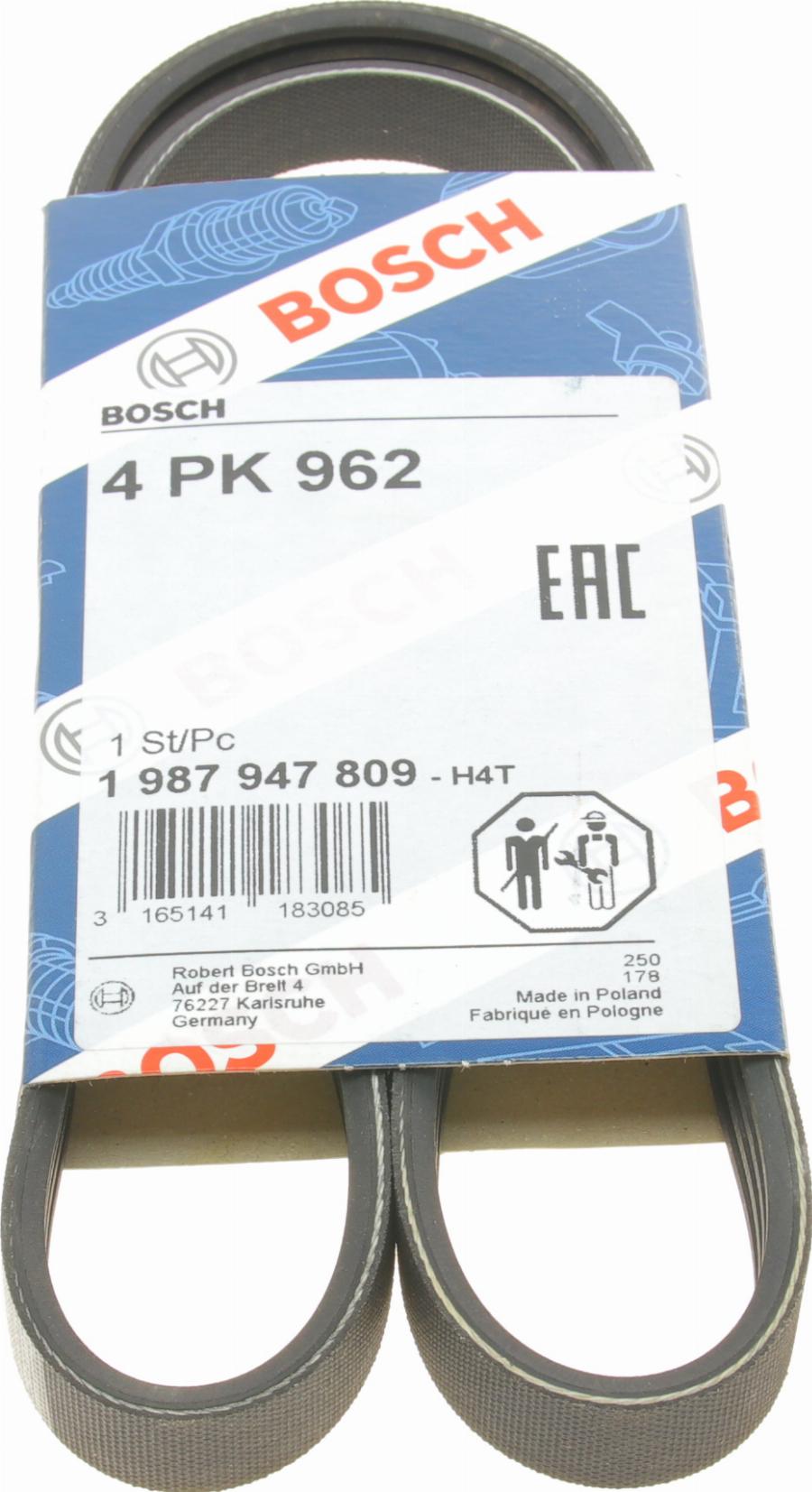 BOSCH 1 987 947 809 - Поликлиновой ремень www.autospares.lv