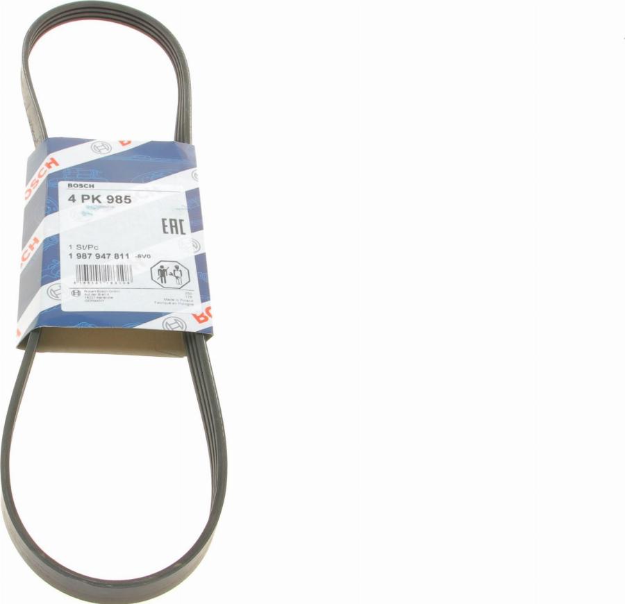 BOSCH 1 987 947 811 - V-Ribbed Belt www.autospares.lv