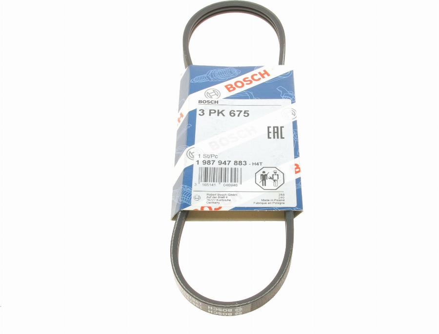 BOSCH 1 987 947 883 - Поликлиновой ремень www.autospares.lv