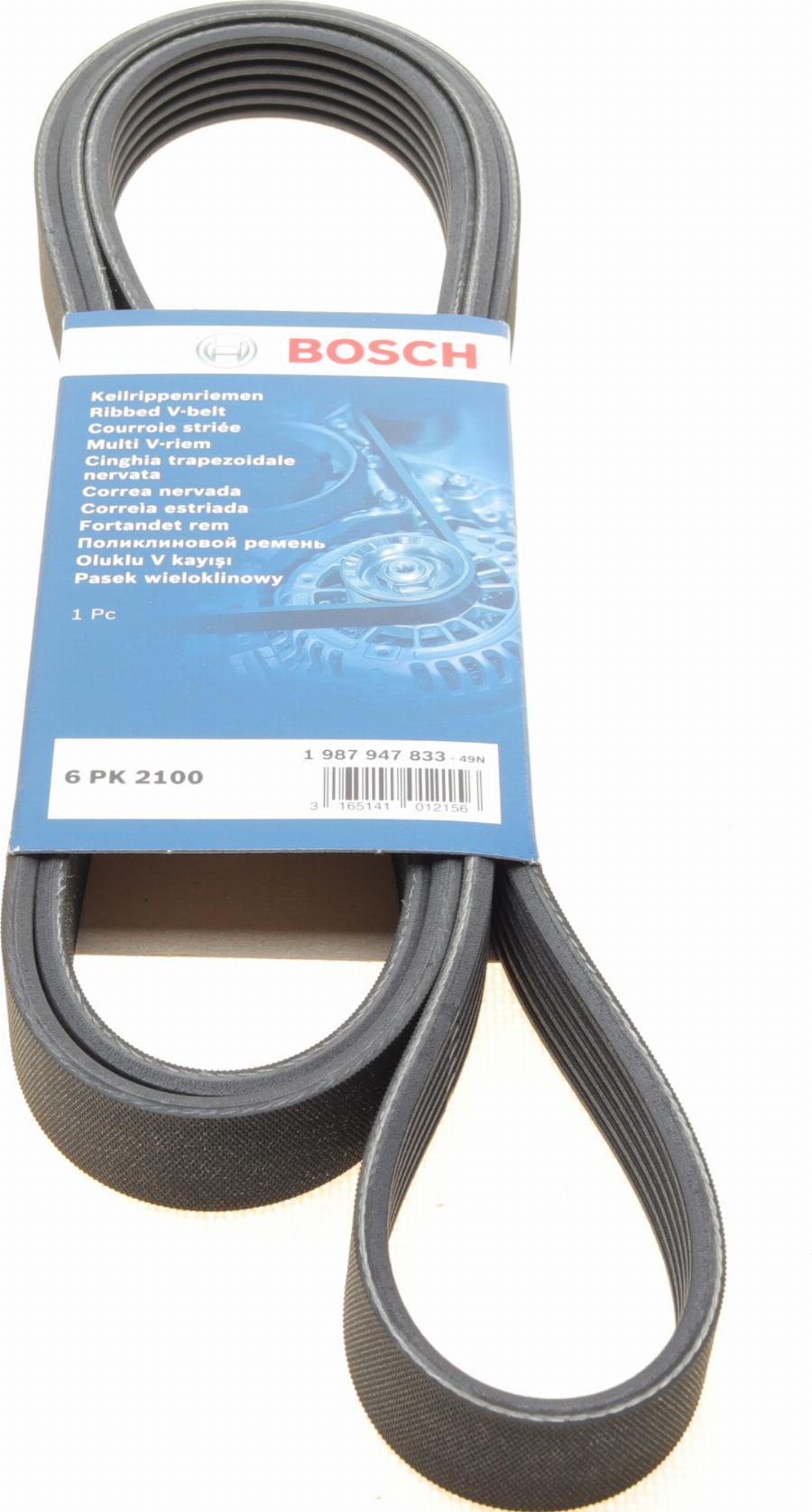 BOSCH 1 987 947 833 - Поликлиновой ремень www.autospares.lv