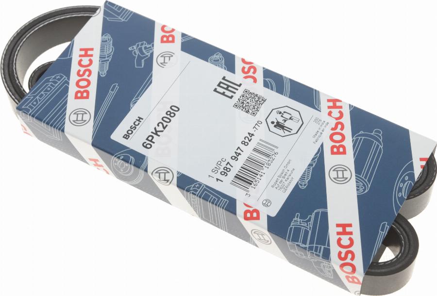 BOSCH 1 987 947 824 - V-Ribbed Belt www.autospares.lv