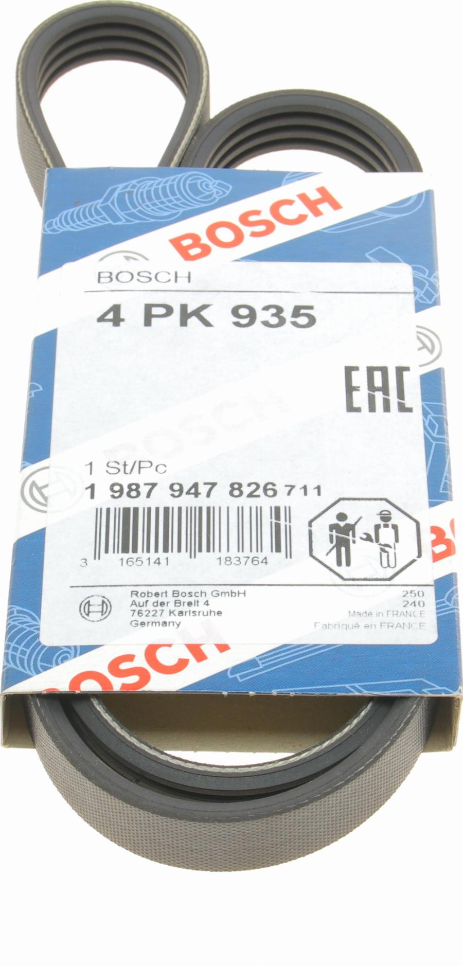 BOSCH 1 987 947 826 - V-Ribbed Belt www.autospares.lv