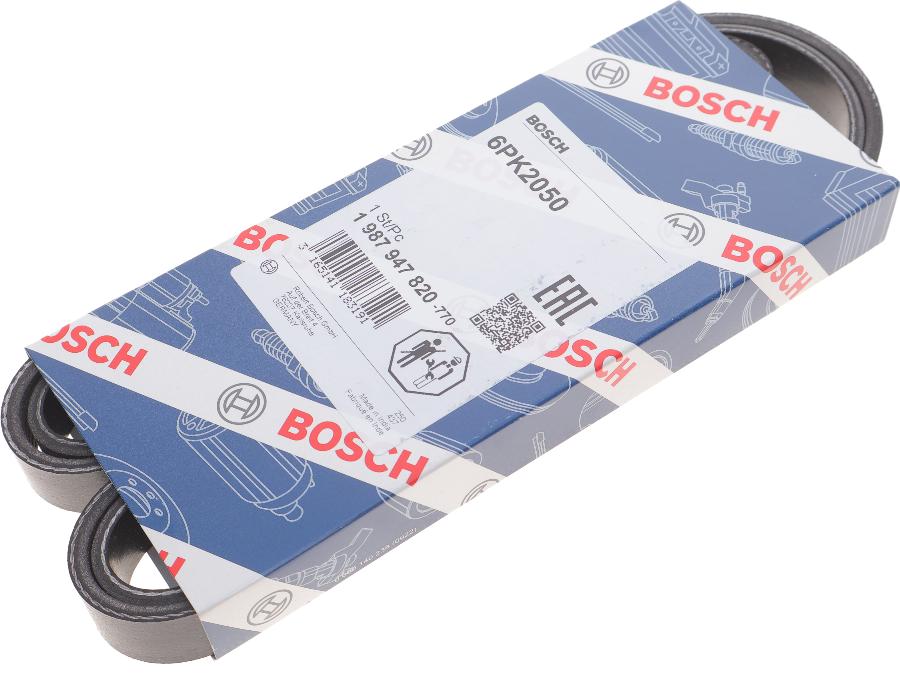 BOSCH 1 987 947 820 - V-Ribbed Belt www.autospares.lv