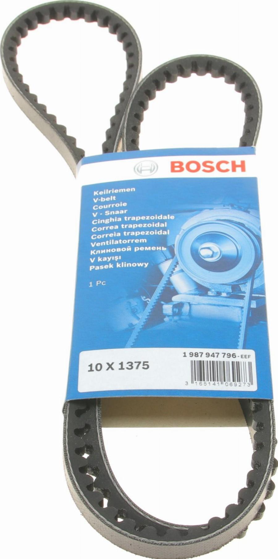 BOSCH 1 987 947 796 - Клиновой ремень, поперечные рёбра www.autospares.lv