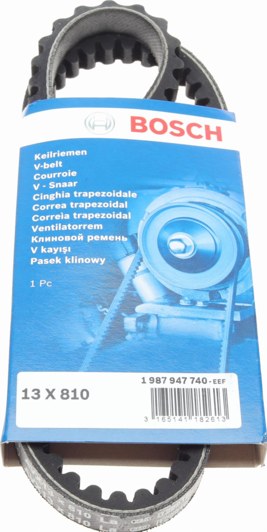 BOSCH 1 987 947 740 - Клиновой ремень, поперечные рёбра www.autospares.lv