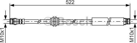 BOSCH 1 987 481 446 - Bremžu šļūtene autospares.lv