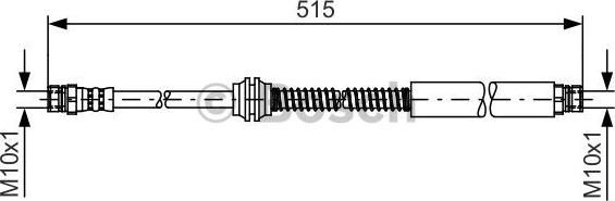 BOSCH 1 987 481 447 - Bremžu šļūtene autospares.lv