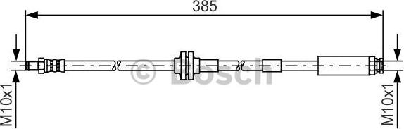 BOSCH 1 987 481 418 - Bremžu šļūtene www.autospares.lv