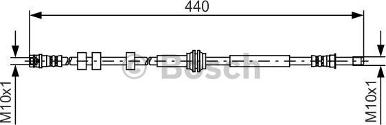 BOSCH 1 987 481 430 - Bremžu šļūtene www.autospares.lv