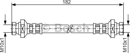 BOSCH 1 987 481 010 - Bremžu šļūtene www.autospares.lv