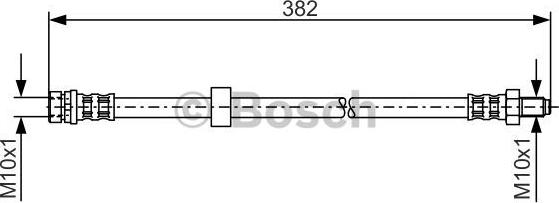 BOSCH 1 987 481 359 - Brake Hose www.autospares.lv