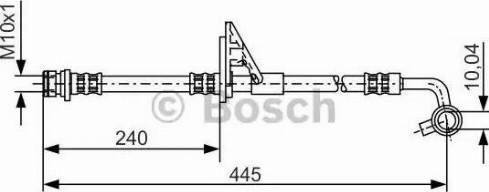 BOSCH 1 987 481 318 - Bremžu šļūtene www.autospares.lv