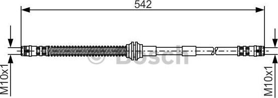 BOSCH 1 987 481 371 - Bremžu šļūtene www.autospares.lv