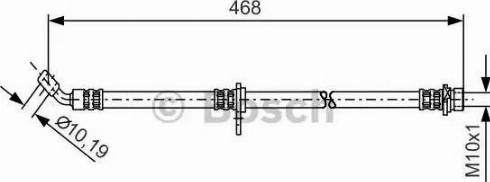 BOSCH 1 987 481 246 - Bremžu šļūtene www.autospares.lv