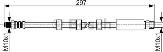BOSCH 1 987 481 262 - Bremžu šļūtene www.autospares.lv