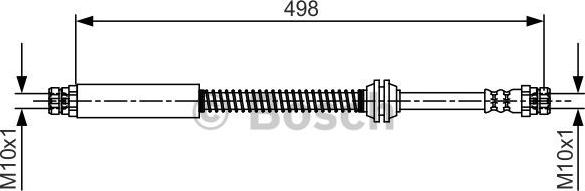 BOSCH 1 987 481 711 - Bremžu šļūtene autospares.lv