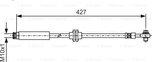 BOSCH 1 987 481 A47 - Bremžu šļūtene www.autospares.lv