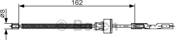 BOSCH 1 987 482 278 - Trose, Stāvbremžu sistēma www.autospares.lv